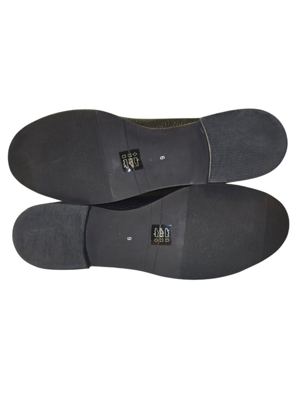 Marc Joseph New York Jackson St. Black Pebble Leather Loafers, Silver, NWOB - Picture 8 of 8